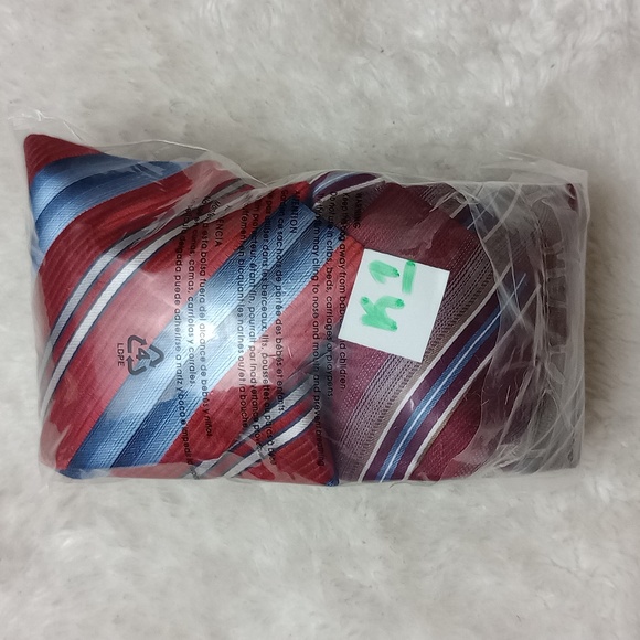 100% Silk (2 )Tie Bundle Stripes XL - Picture 4 of 4